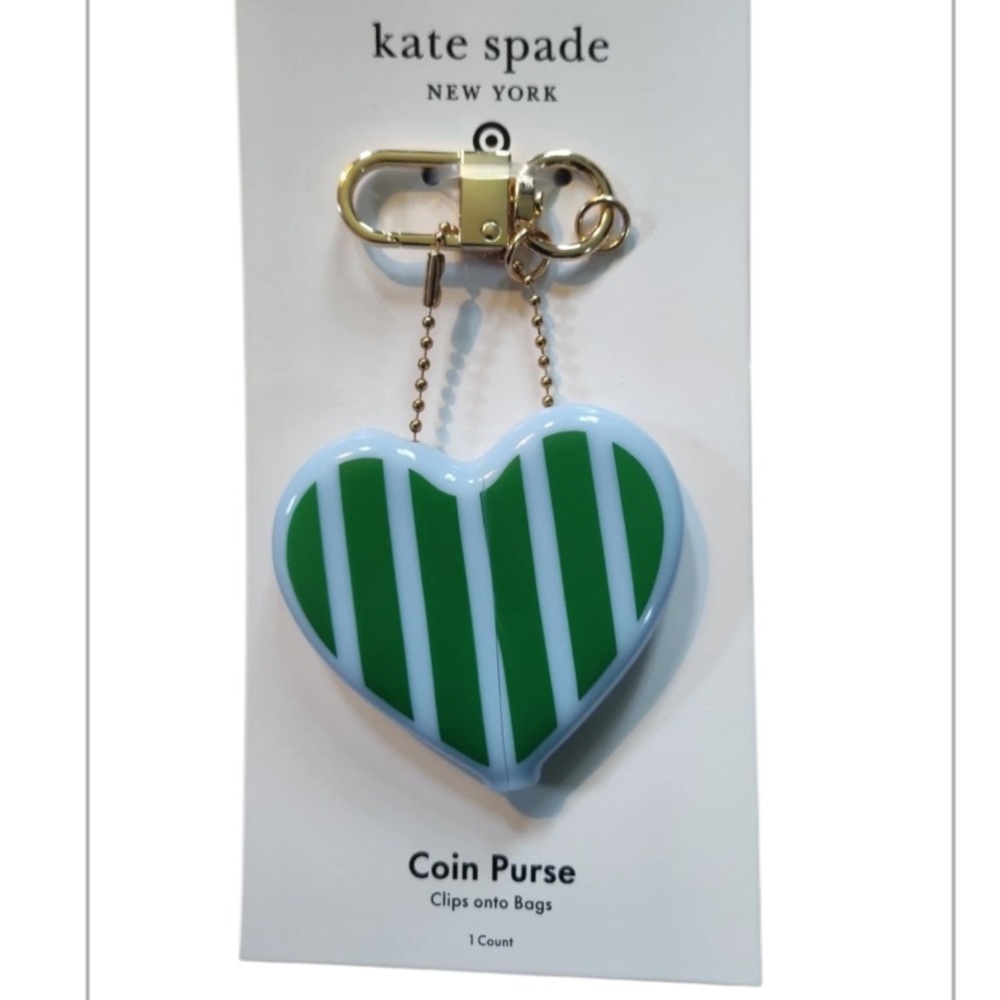 Kate Spade Bag Charm Heart Coin Purse